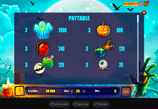 Horror Theme Slots Halloween Jackpot